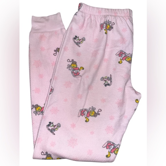 Garfield pajama set. NWOT Snowboarding, fleece lined - Picture 4 of 12